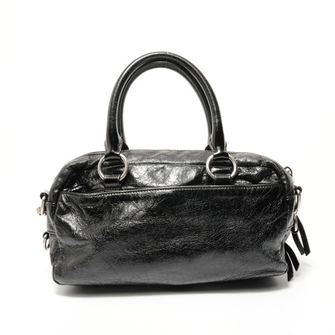 Miu Miu Vitello Shine Nero 2WAY Shoulder Bag black WS28610