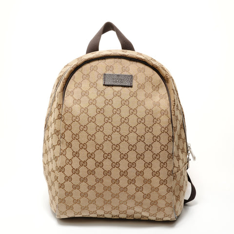 GUCCI GG canvas Backpack  Daypack beige WS28611