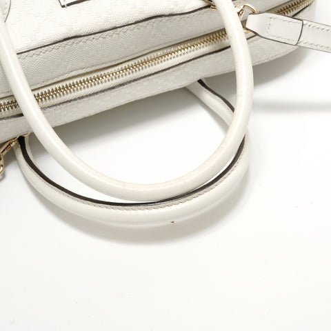 GUCCI GG Supreme 2WAY Shoulder Bag white WS28612