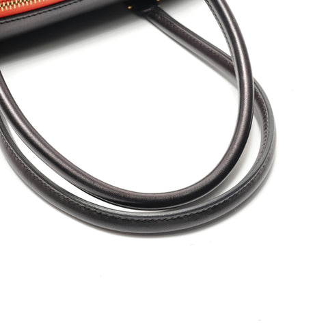 HERMES Plume 28 X stamped, Veau Swift leather Handbag black WS28615