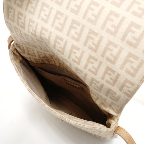 FENDI Zucchino Shoulder Bag beige WS28618
