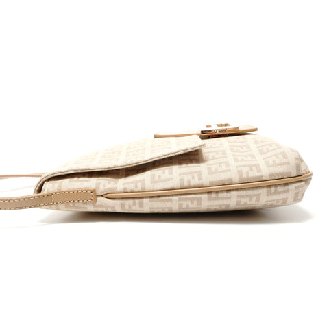 FENDI Zucchino Shoulder Bag beige WS28618