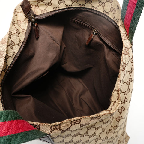 GUCCI GG canvas Shoulder Bag beige WS28621