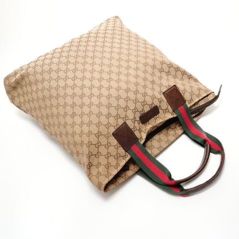 GUCCI GG canvas Shoulder Bag beige WS28621