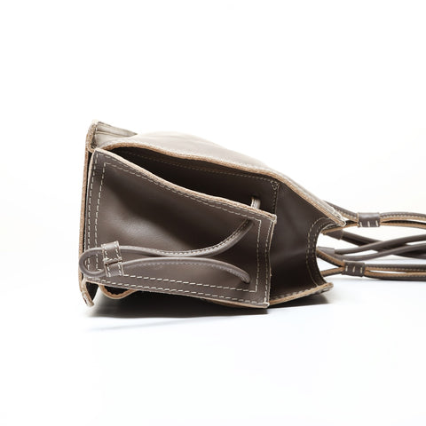 LOEWE Anagram leather Tote Bag gray WS28623