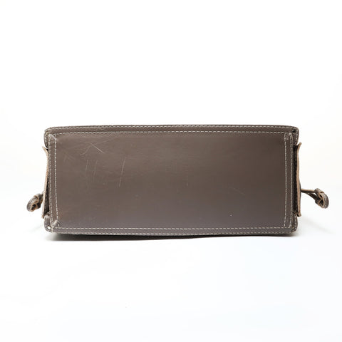 LOEWE Anagram leather Tote Bag gray WS28623