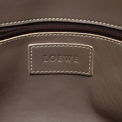 LOEWE Anagram leather Tote Bag gray WS28623