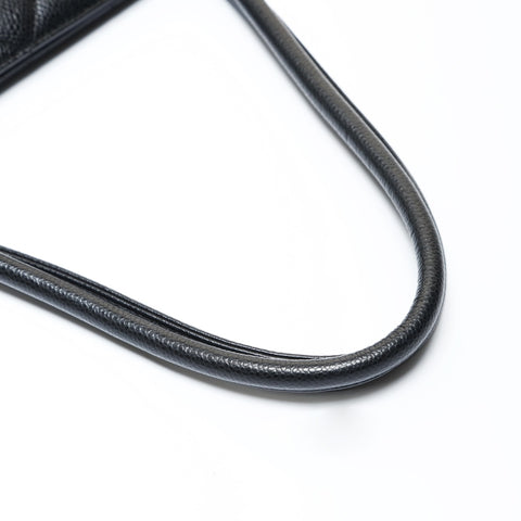 CHANEL Item No. 9, 2002-2003 Replica Tote, Caviar Skin, Silver Metal Tote Bag black WS28625