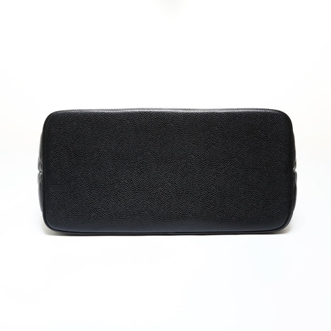 CHANEL Item No. 9, 2002-2003 Replica Tote, Caviar Skin, Silver Metal Tote Bag black WS28625