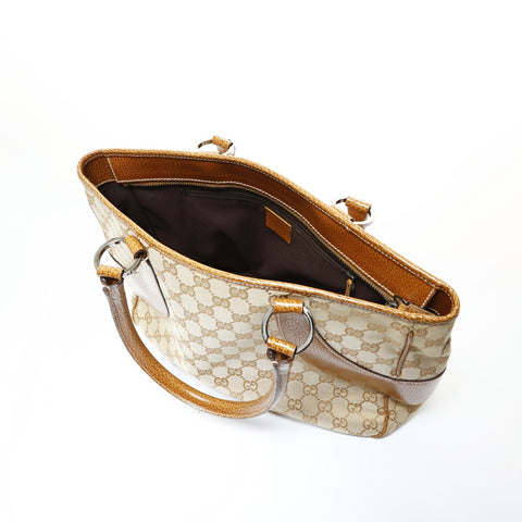 GUCCI GG canvas Tote Bag beige WS28626