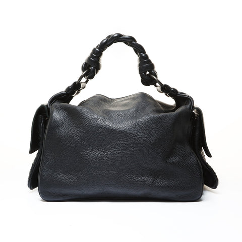 BOTTEGAVENETA INTRECCIATO Shoulder Bag black WS28628