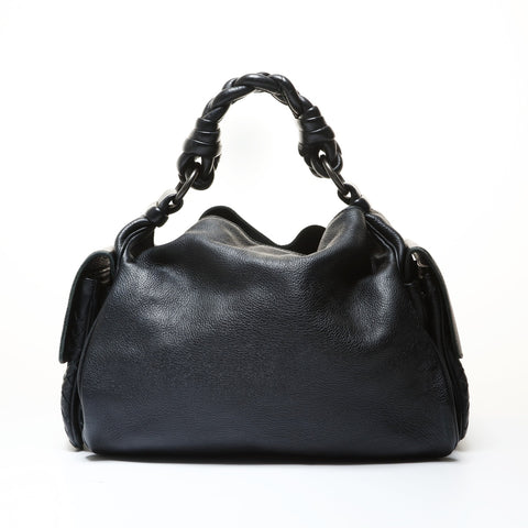 BOTTEGAVENETA INTRECCIATO Shoulder Bag black WS28628