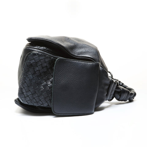 BOTTEGAVENETA INTRECCIATO Shoulder Bag black WS28628