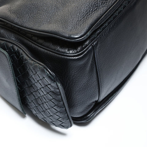 BOTTEGAVENETA INTRECCIATO Shoulder Bag black WS28628