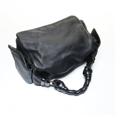 BOTTEGAVENETA INTRECCIATO Shoulder Bag black WS28628