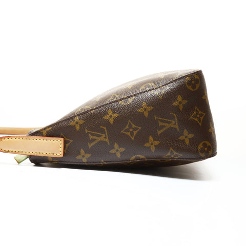 LOUIS VUITTON Monogram Looping MM, manufactured in 2001. Shoulder Bag Brown WS28629