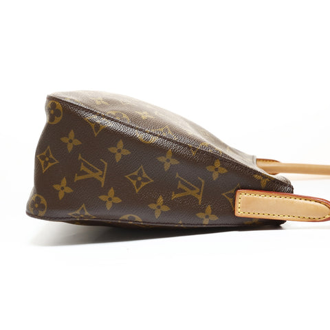 LOUIS VUITTON Monogram Looping MM, manufactured in 2001. Shoulder Bag Brown WS28629