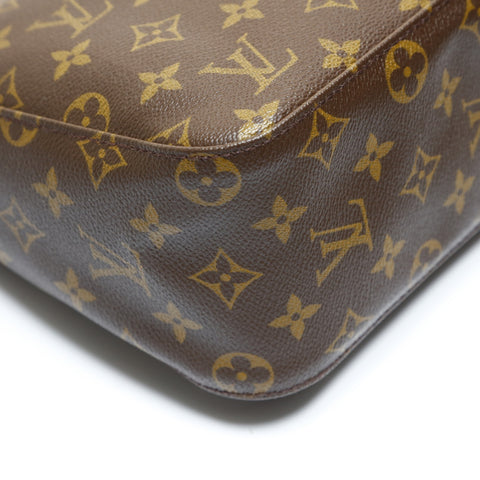 LOUIS VUITTON Monogram Looping MM, manufactured in 2001. Shoulder Bag Brown WS28629
