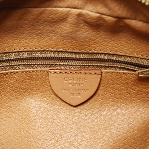 CELINE Macadam PVC Shoulder Bag Brown WS28631