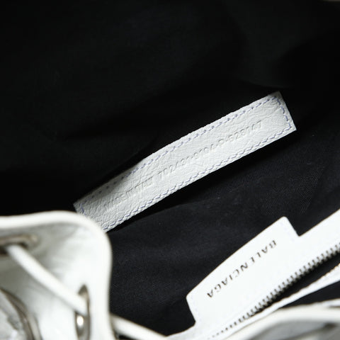 BALENCIAGA Le Cagol XS Bucket Shoulder Bag white WS28632