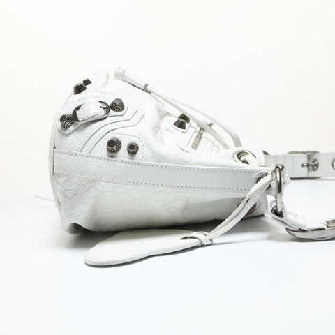 BALENCIAGA Le Cagol XS Bucket Shoulder Bag white WS28632