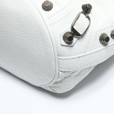 BALENCIAGA Le Cagol XS Bucket Shoulder Bag white WS28632