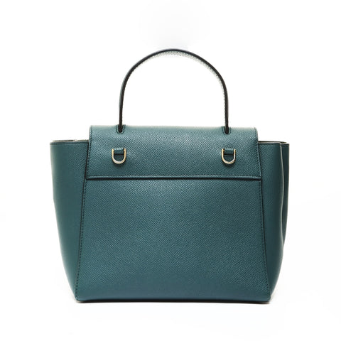 CELINE Leather 2-Way Belt Bag Shoulder Bag green WS28634