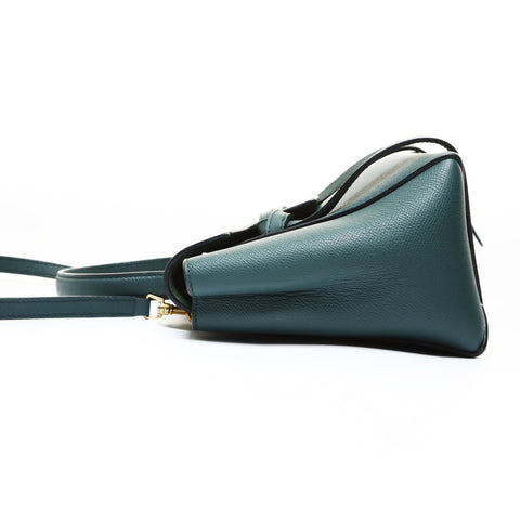 CELINE Leather 2-Way Belt Bag Shoulder Bag green WS28634