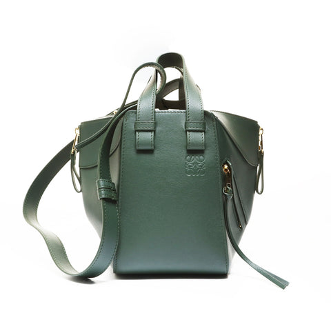 LOEWE Hammock Leather 2way Small Shoulder Bag green WS28635