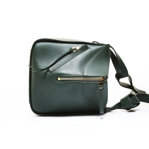 LOEWE Hammock Leather 2way Small Shoulder Bag green WS28635