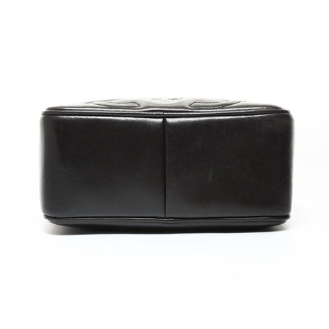 CHANEL Item No. 3, 1990-1992, Lamb Leather, Triple Coco, Fringe Shoulder Bag black WS28637