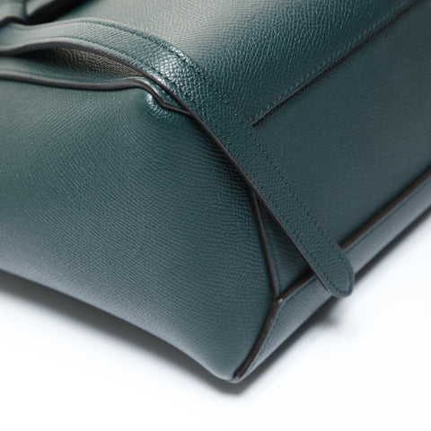 CELINE Leather 2-Way Belt Bag Shoulder Bag green WS28638