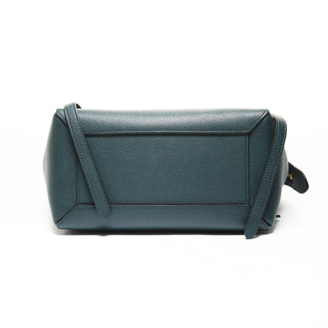 CELINE Leather 2-Way Belt Bag Shoulder Bag green WS28638