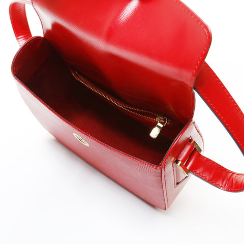 LOUIS VUITTON 1999 Bussy Epi Shoulder Bag Red WS28639