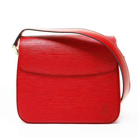 LOUIS VUITTON 1999 Bussy Epi Shoulder Bag Red WS28639