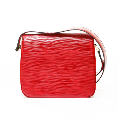 LOUIS VUITTON 1999 Bussy Epi Shoulder Bag Red WS28639