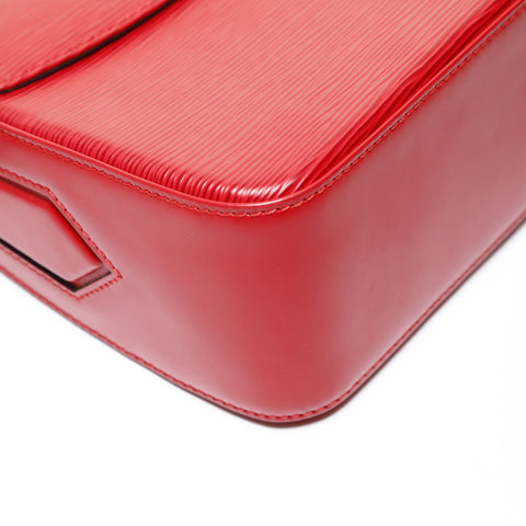 LOUIS VUITTON 1999 Bussy Epi Shoulder Bag Red WS28639