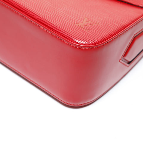 LOUIS VUITTON 1999 Bussy Epi Shoulder Bag Red WS28639