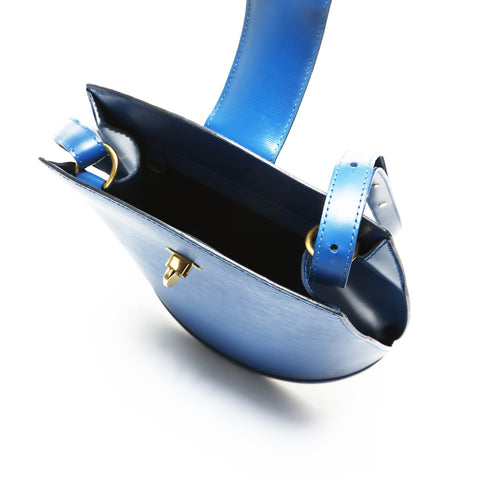 LOUIS VUITTON Cluny Epi, made in 1996 Shoulder Bag blue WS28640