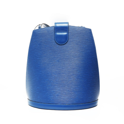 LOUIS VUITTON Cluny Epi, made in 1996 Shoulder Bag blue WS28640