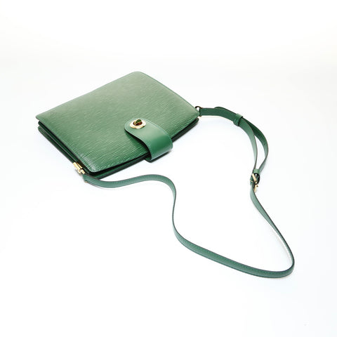 LOUIS VUITTON 1994 Captine Epi Shoulder Bag green WS28641