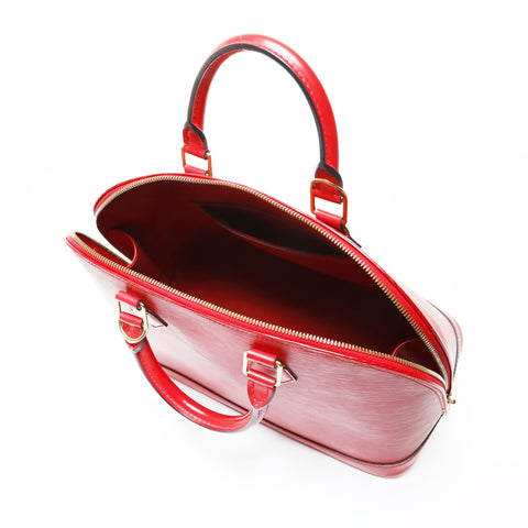 LOUIS VUITTON Alma PM Epi, manufactured in 2000 Handbag Red WS28642