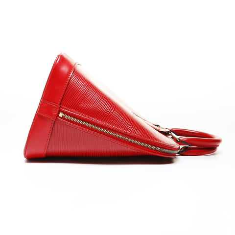 LOUIS VUITTON Alma PM Epi, manufactured in 2000 Handbag Red WS28642