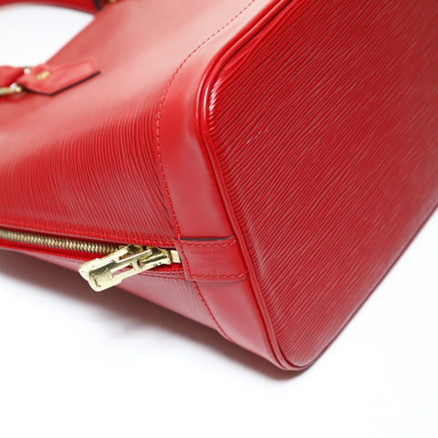 LOUIS VUITTON Alma PM Epi, manufactured in 2000 Handbag Red WS28642