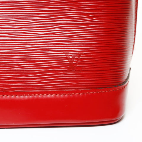 LOUIS VUITTON Alma PM Epi, manufactured in 2000 Handbag Red WS28642