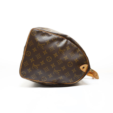 LOUIS VUITTON 1996 Monogram Speedy 40 (older model) Handbag Brown WS28643