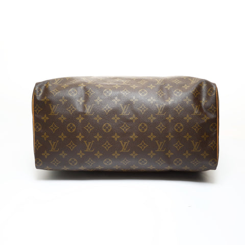 LOUIS VUITTON 1996 Monogram Speedy 40 (older model) Handbag Brown WS28643