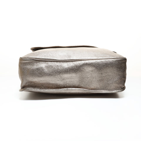 LOEWE Anagram Metallic Maia Shoulder Bag gold WS28644
