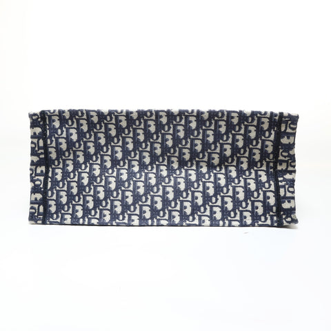 Christian Dior Book Tote Canvas Tote Bag Navy WS28645