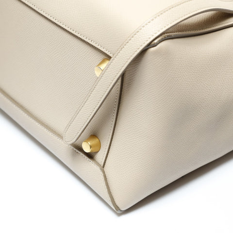 CELINE Leather 2-Way Belt Bag Shoulder Bag beige WS28646